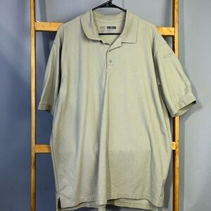 5.11 tactical short sleeve tan button up polo. Size XL tall. EUC.